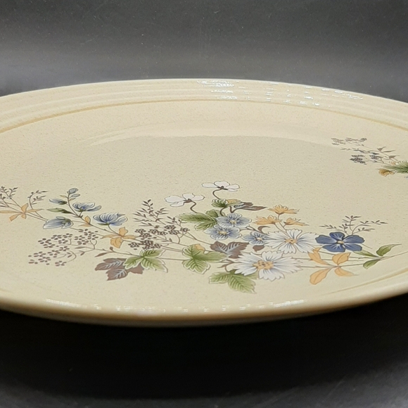 Royal Doulton Lambethware Fairford 13 1/4" Oval Serving Platter Vintage England - Picture 4 of 6